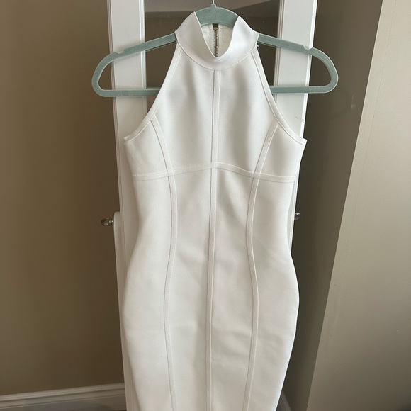 White Bandage Midi Dress - Size Small, Elegant & Flattering - Picture 2 of 12